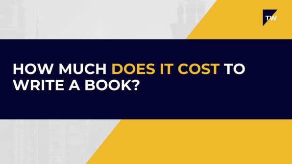 How much does it cost to write a book