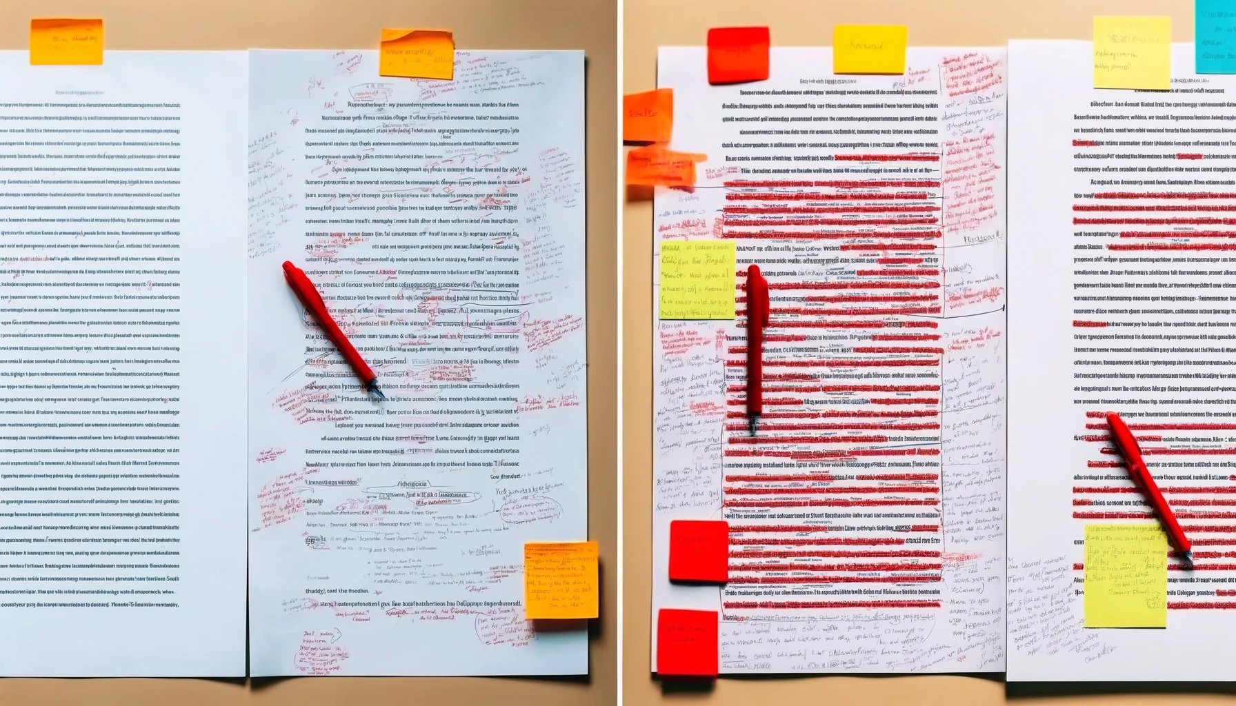 Dissertation before and after editing