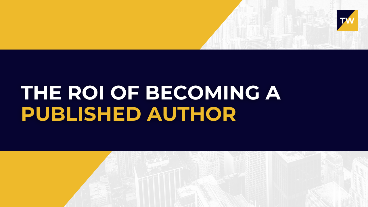 The ROI of becoming a published author